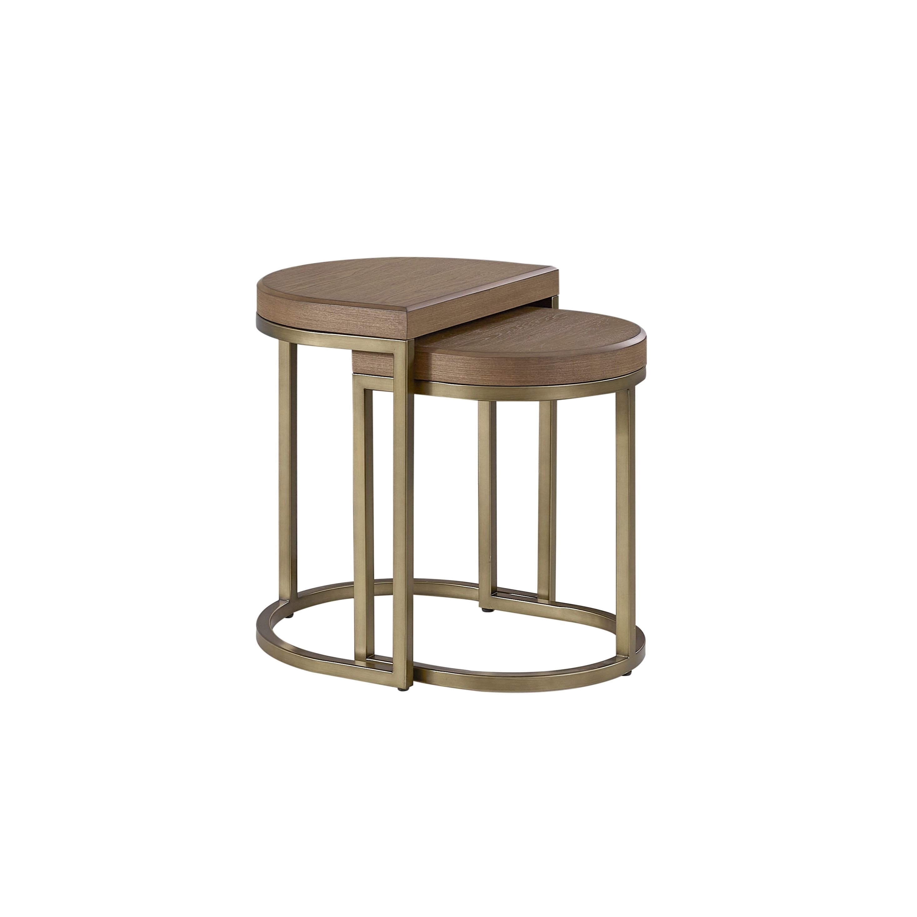 Nesting End Tables w/Metal Hardware