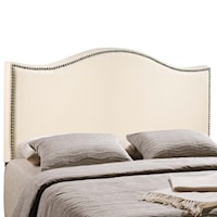 Full Nailhead Upholstered Headboard