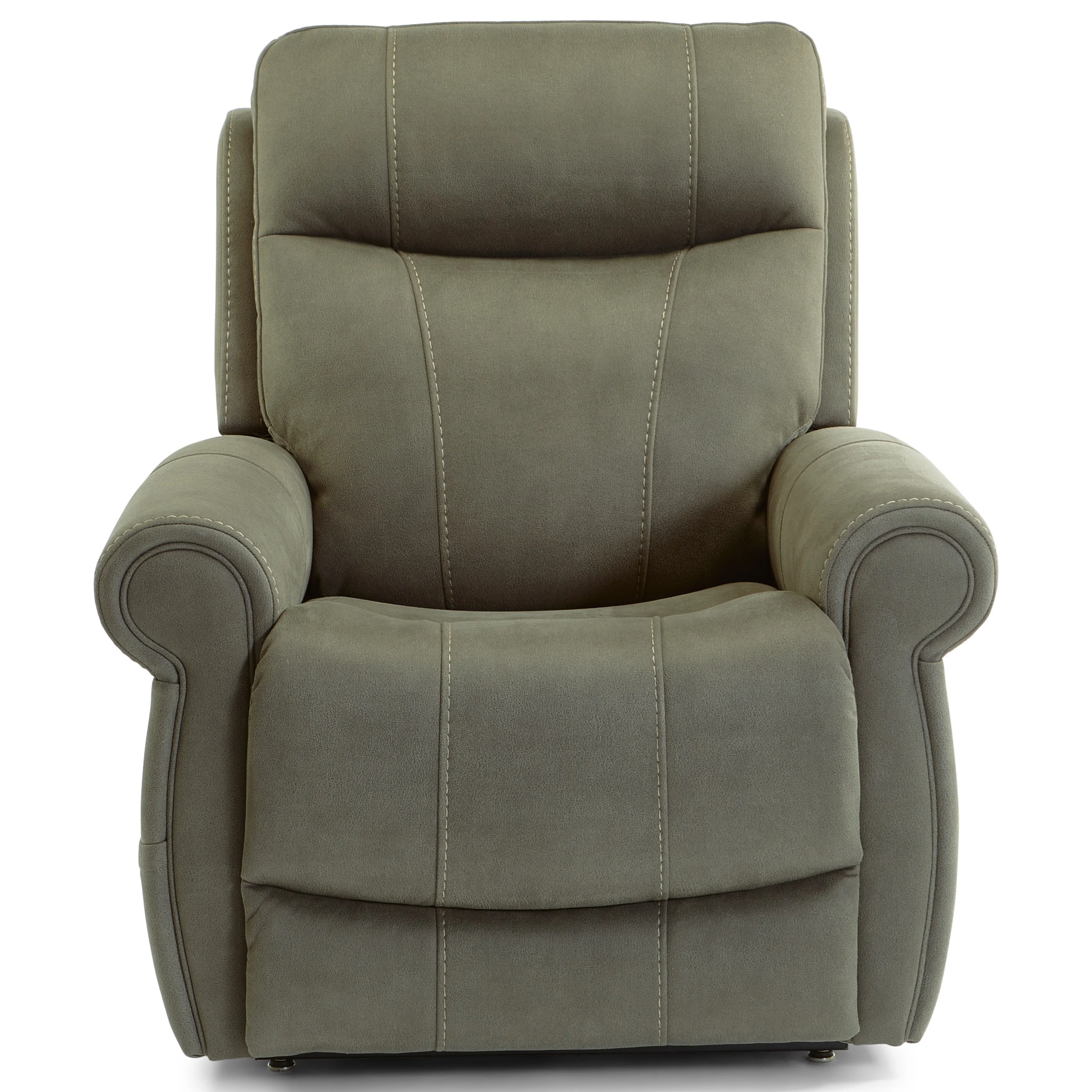 Flexsteel Yukon Casual Rocking Recliner with Channel-Tufted Back Cushion, Furniture Mart Colorado