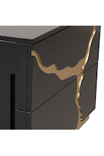 Furniture of America Goldsberg Contemporary 2-Drawer Nightstand