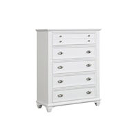 Transitional 5-Drawer Chest