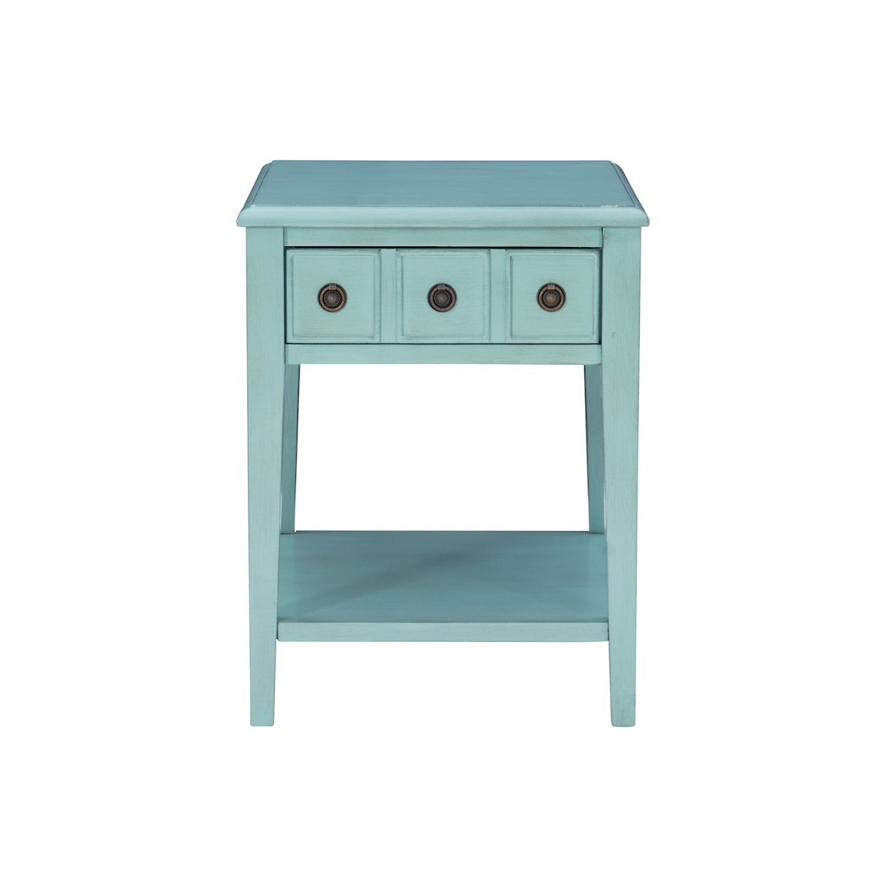 Powell Sadie Side Accent Table Teal