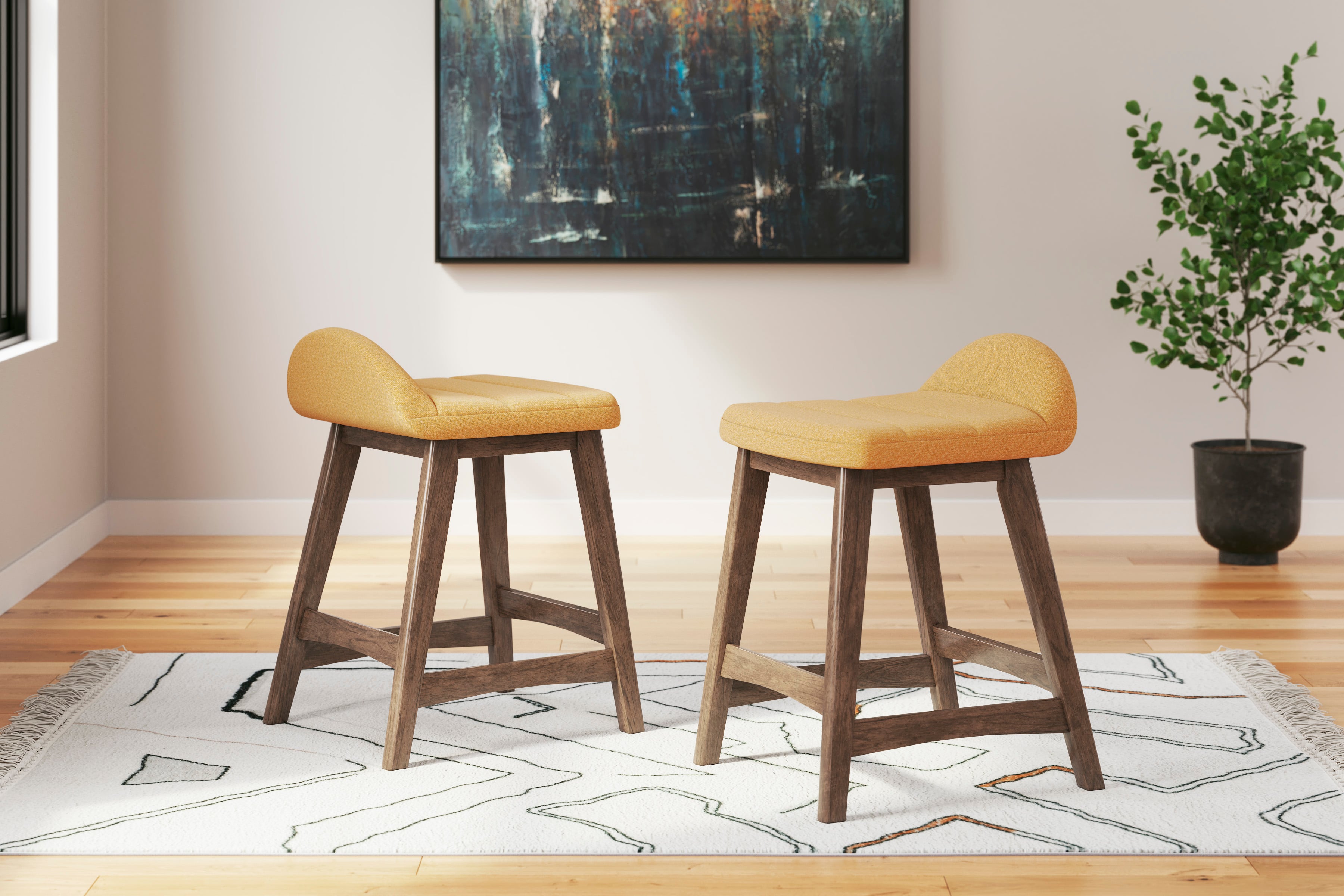 Signature Design by Ashley Lyncott ASHD615424 Counter Height Bar Stool