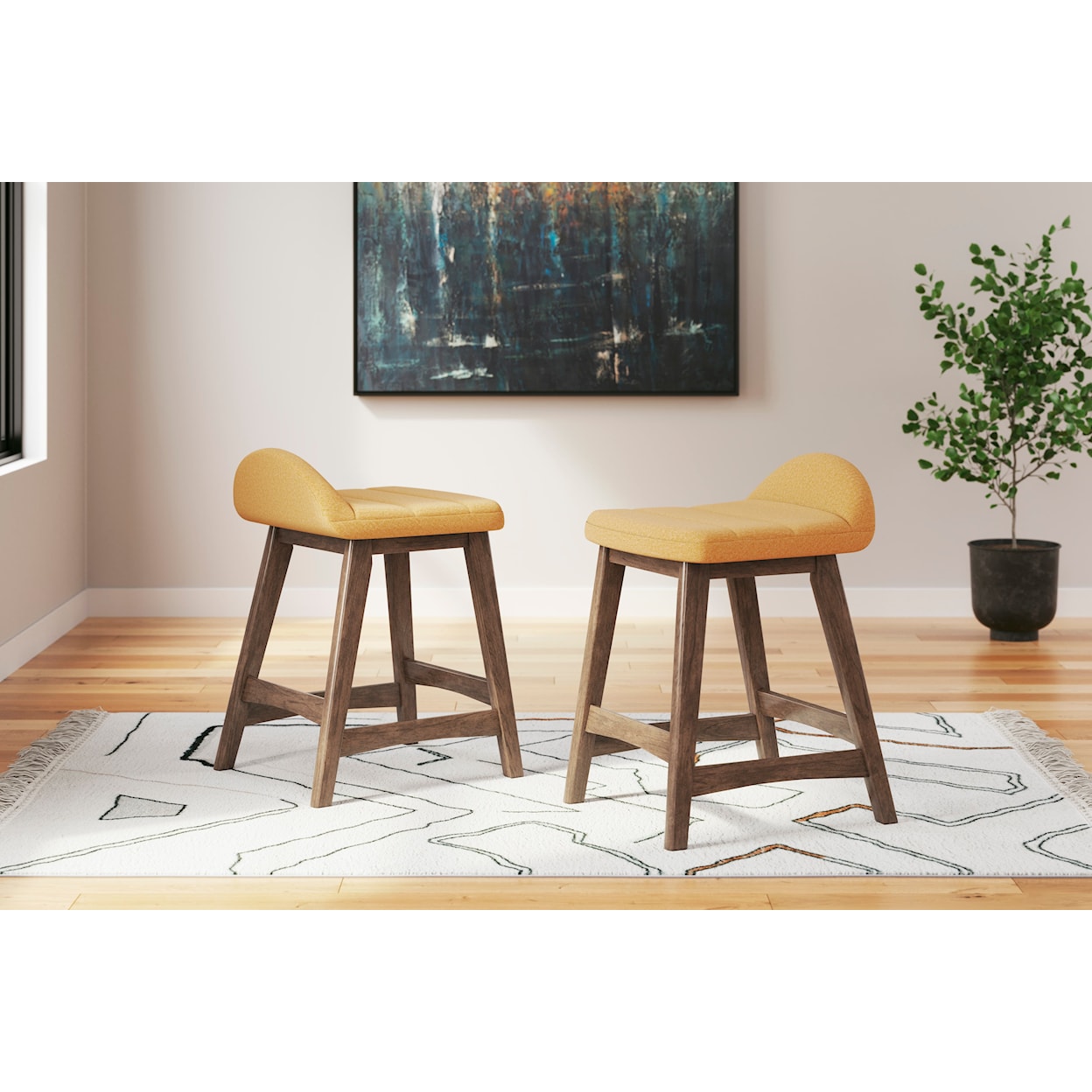 Ashley Signature Design Lyncott Counter Height Bar Stool