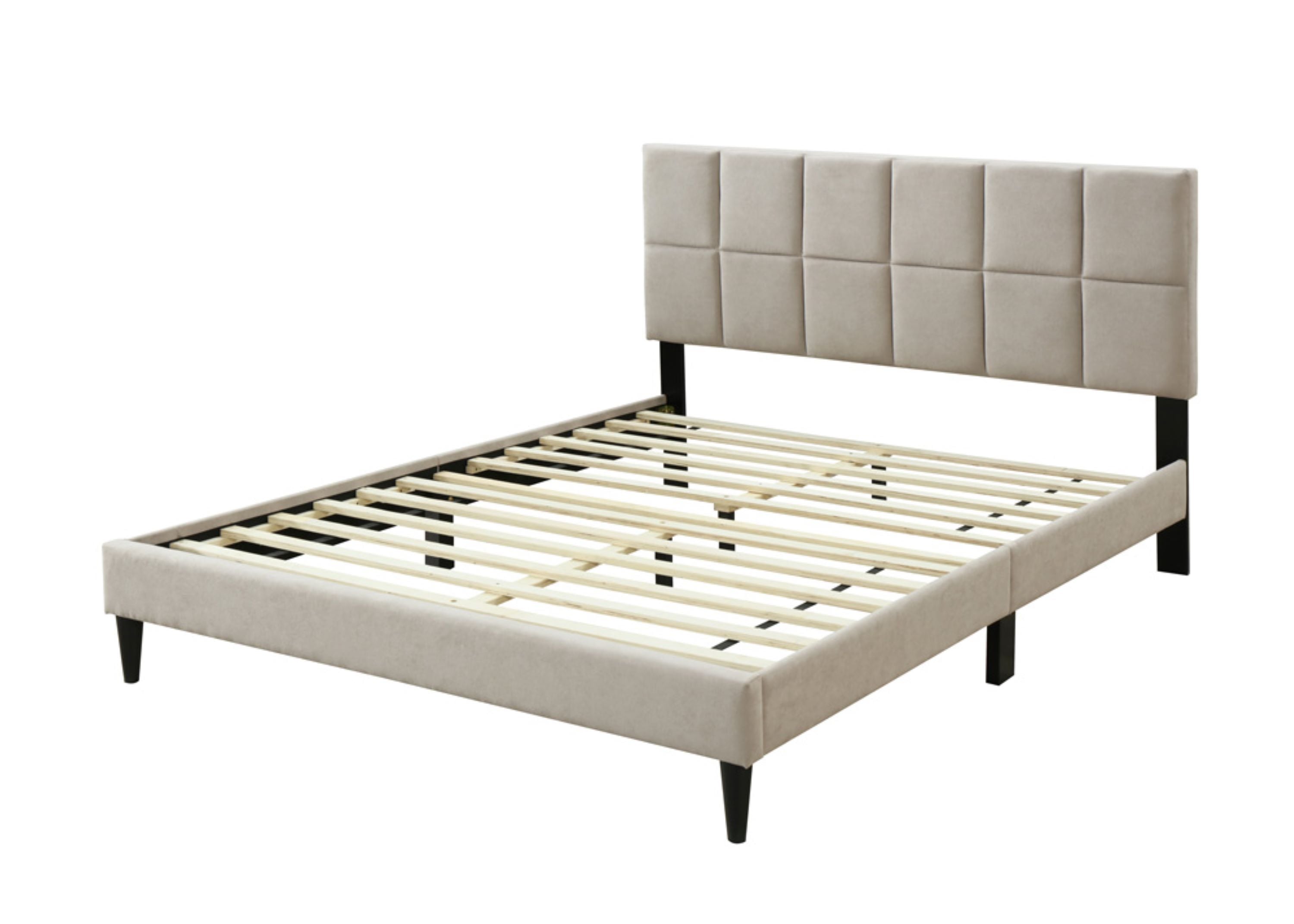 Upholstered Twin Bed-in-a-Box