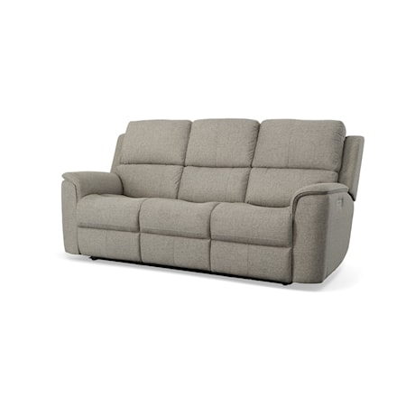 Power Headrest &amp; Lumbar Reclining Sofa