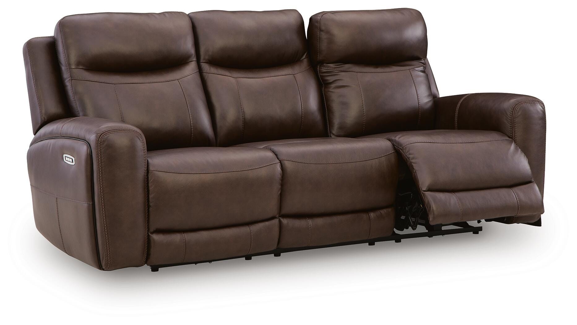 Pwr Rec Sofa With Adj Headrest