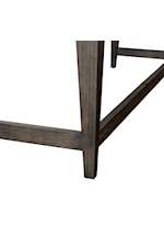 Liberty Furniture Arrowcreek Rustic Contemporary Console Stool with Upholstered Seat