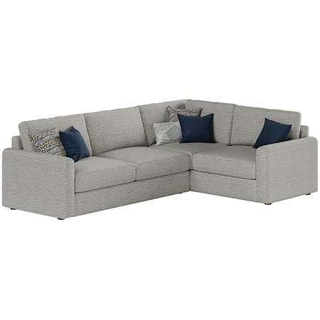 Contemporary 2-Piece Sectional 