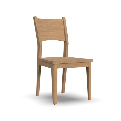 Transitional Dining Chair with Open Back
