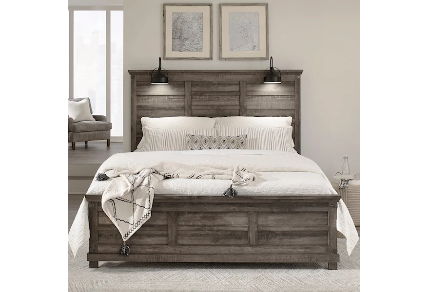 Lakeside Haven King Panel Bed by Liberty Furniture at Royal Furniture