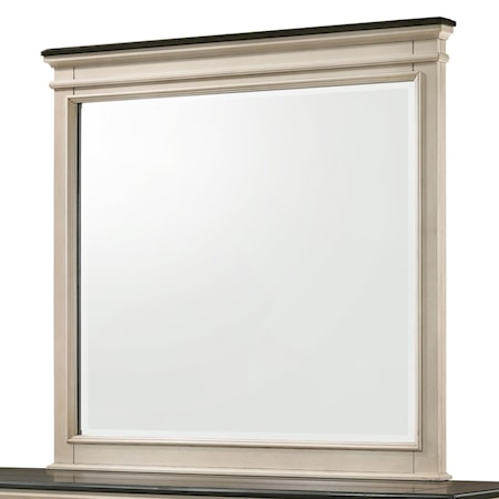 Rectangular Beveled Dresser Mirror