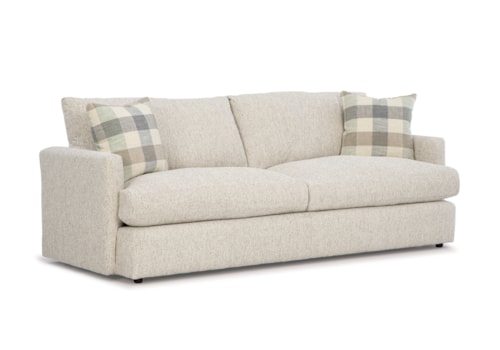 Casual Sofa with 2 Pillows