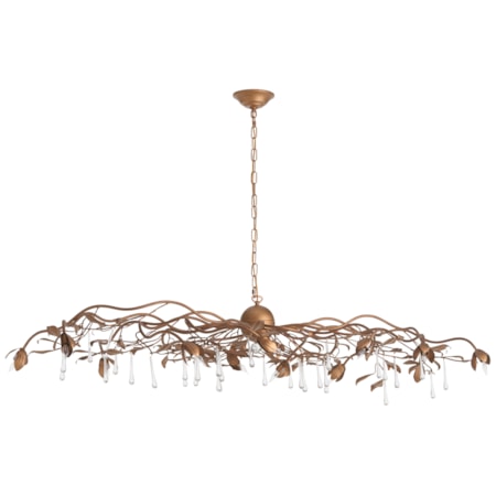 Bay Laurel Leaf Crystal Chandelier
