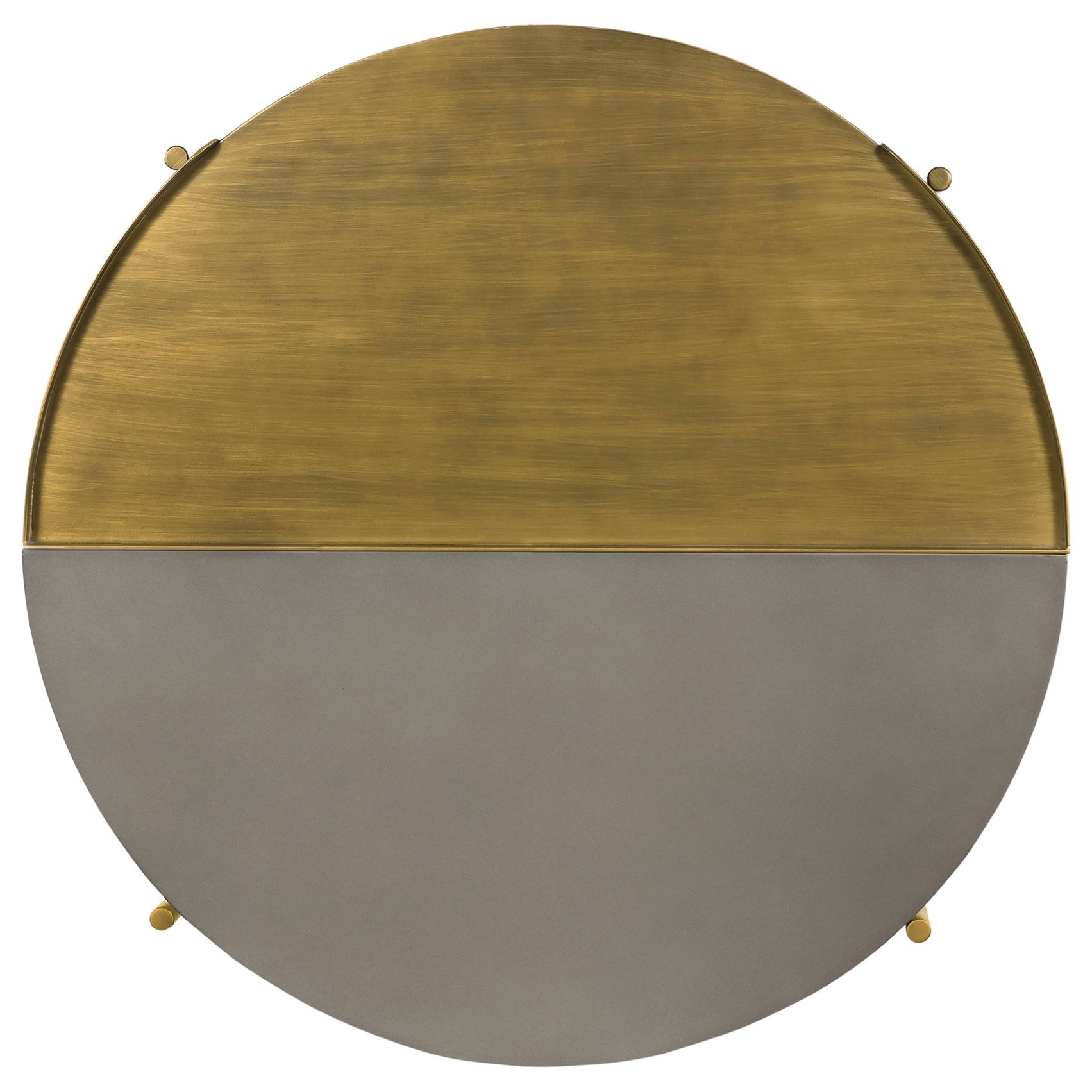 Armen Living Dua- Concrete Coffee Table