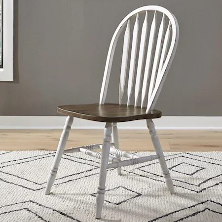 Windsor Side Chair with Arrow Chairback Design