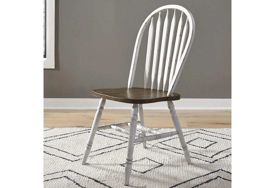 Carolina Crossing Windsor Side Chair by Liberty Furniture at VanDrie Home Furnishings