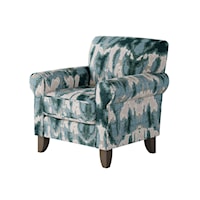 Accent Chair with Rolled Arms