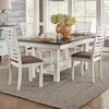 Liberty Furniture Brook Bay 5-Piece Trestle Dining Set