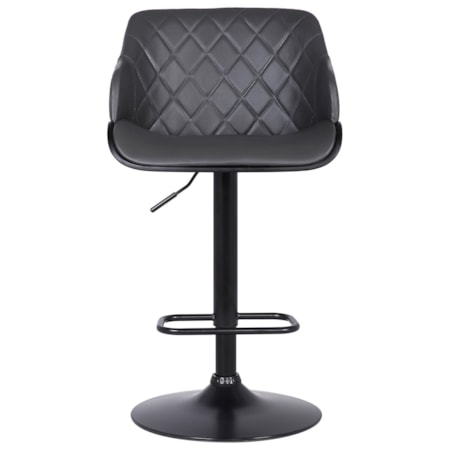 Upholstered Adjustable Bar Stool