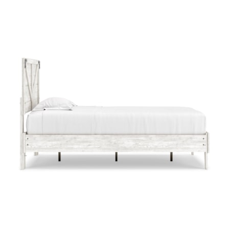 Twin Crossbuck Panel Platform Bed