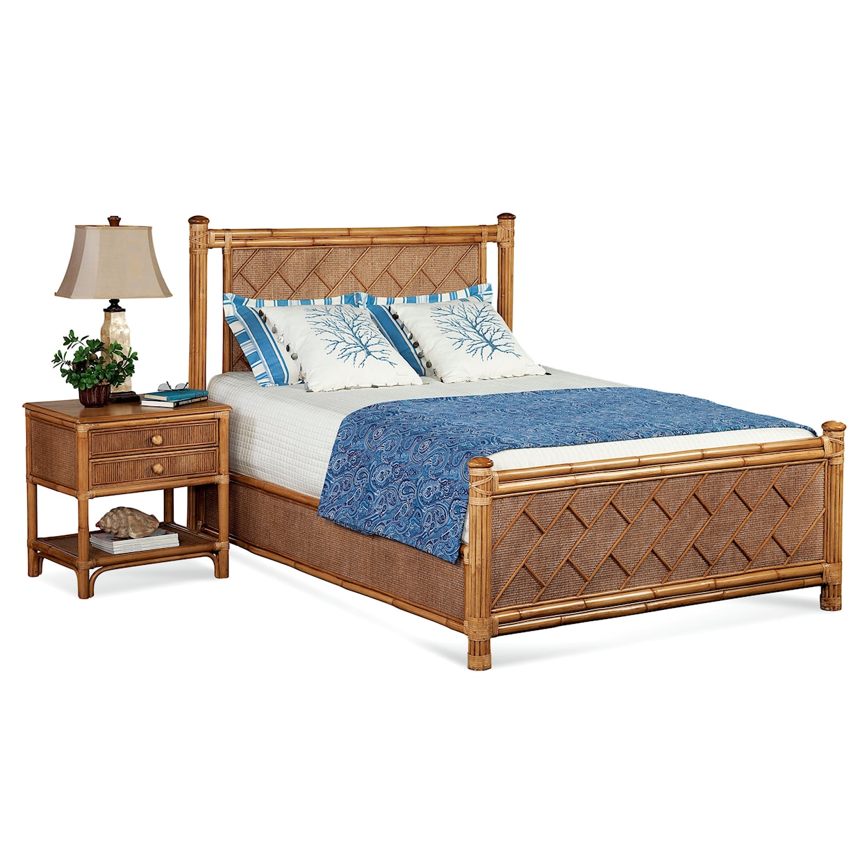 Braxton Culler Summer Retreat Queen Panel Chippendale Bed