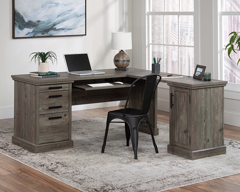 Aspen L-Shaped Home Office Desk