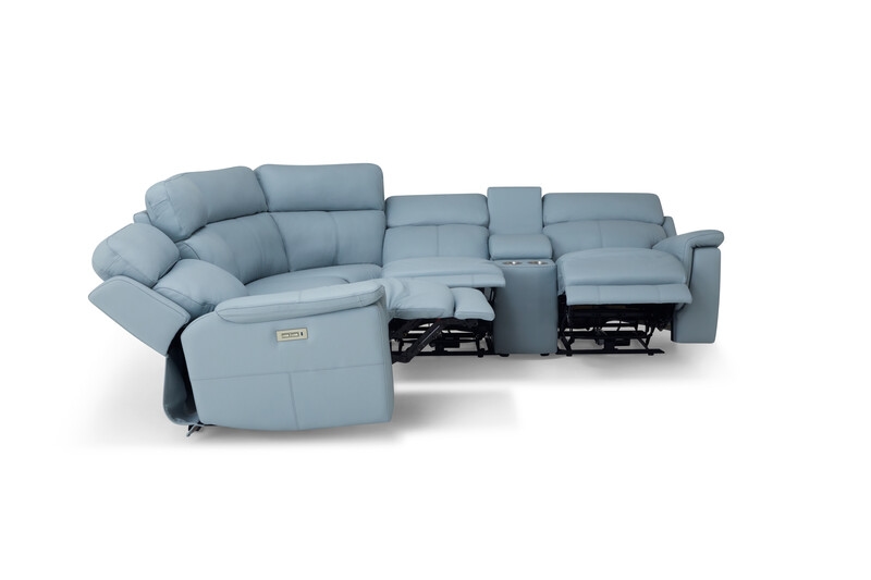 Palliser Henry 4-Seat Curve Henry Reclining Sectional