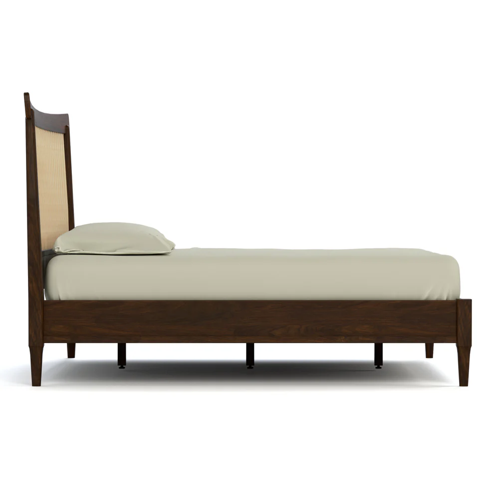 Queen Maple Spindle Bed