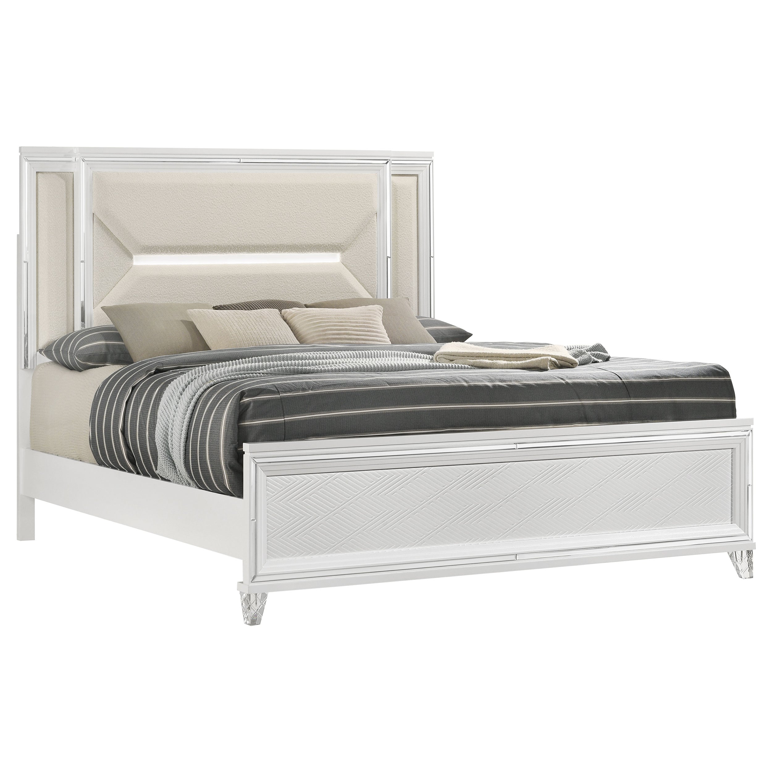 Coaster Marmore 64-Inch Queen Panel Bed