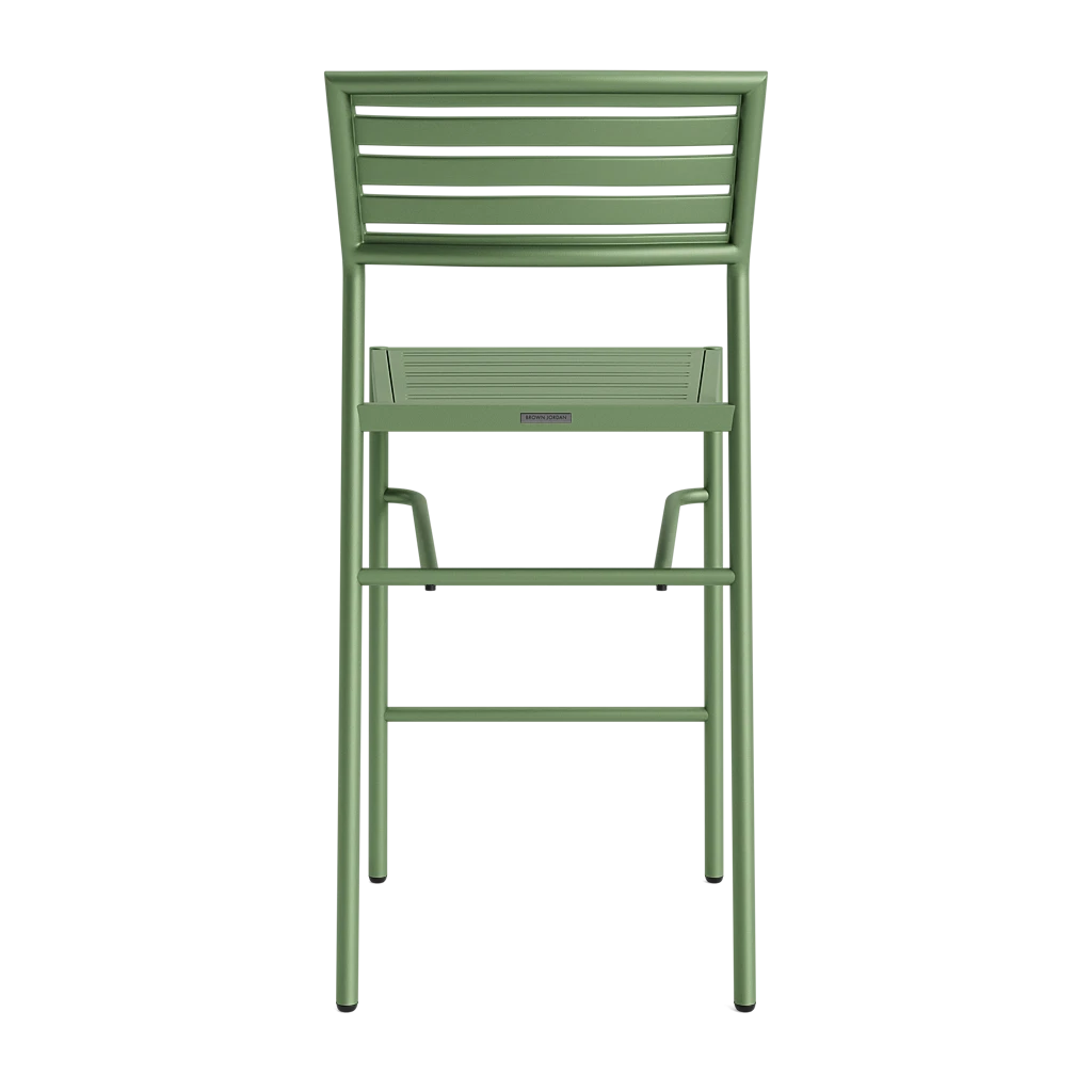 Brown Jordan Lisbon Slat Stacking Barstool