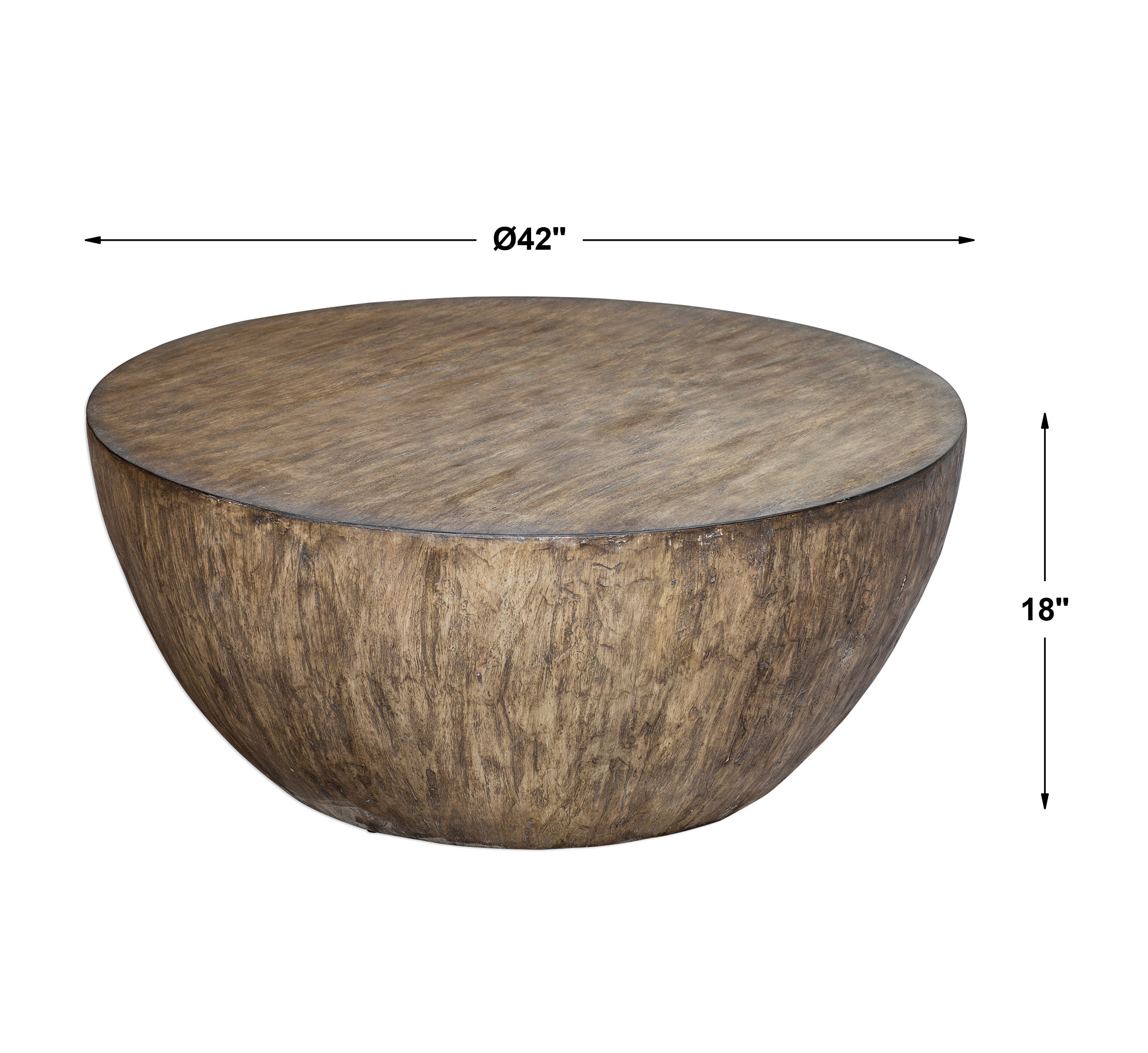 Uttermost Lark Lark Round Wood Coffee Table
