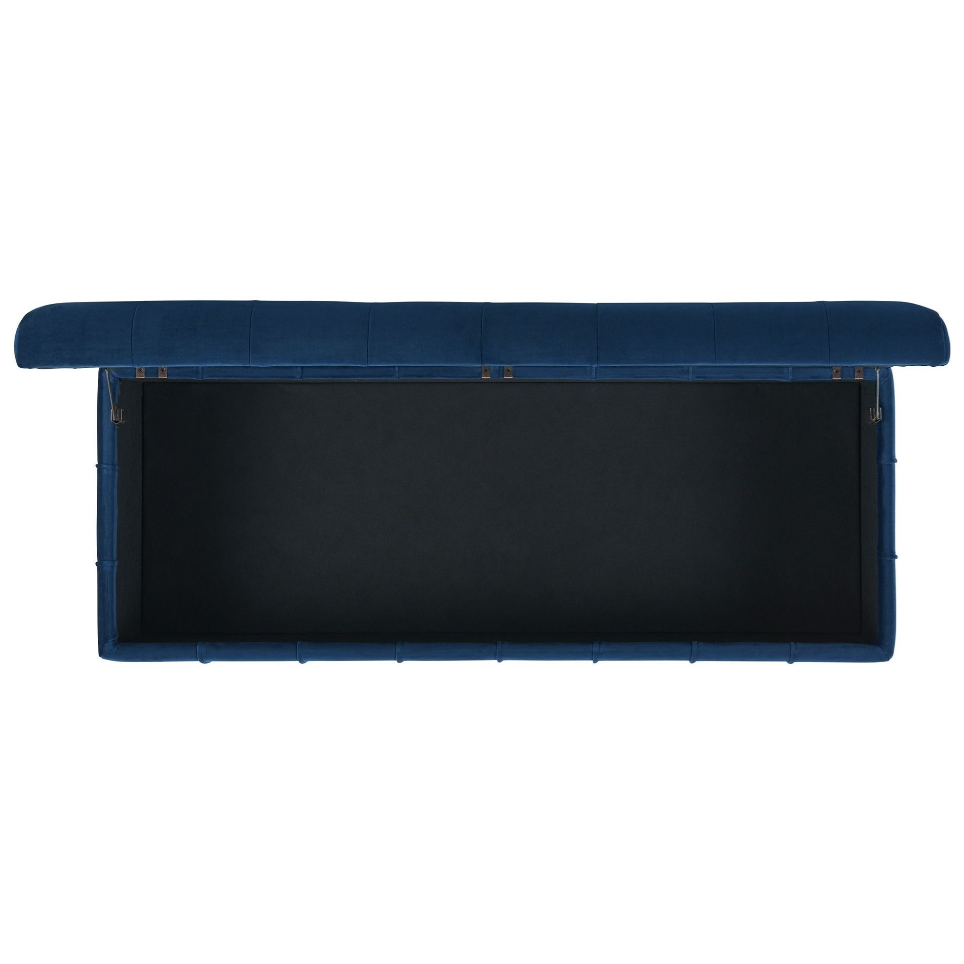 Elements International Crosby- Tufted Storage Ottoman