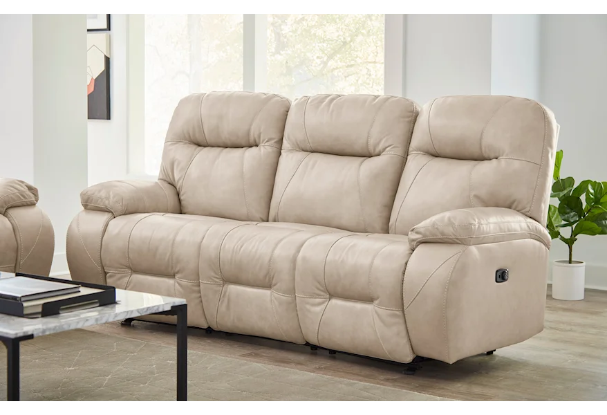 Arial Tilt Headrest Space Saver Sofa by Best Home Furnishings at Rife's Home Furniture