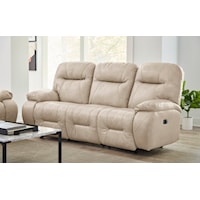 Casual Power Tilt Headrest Space Saver Sofa with USB Port