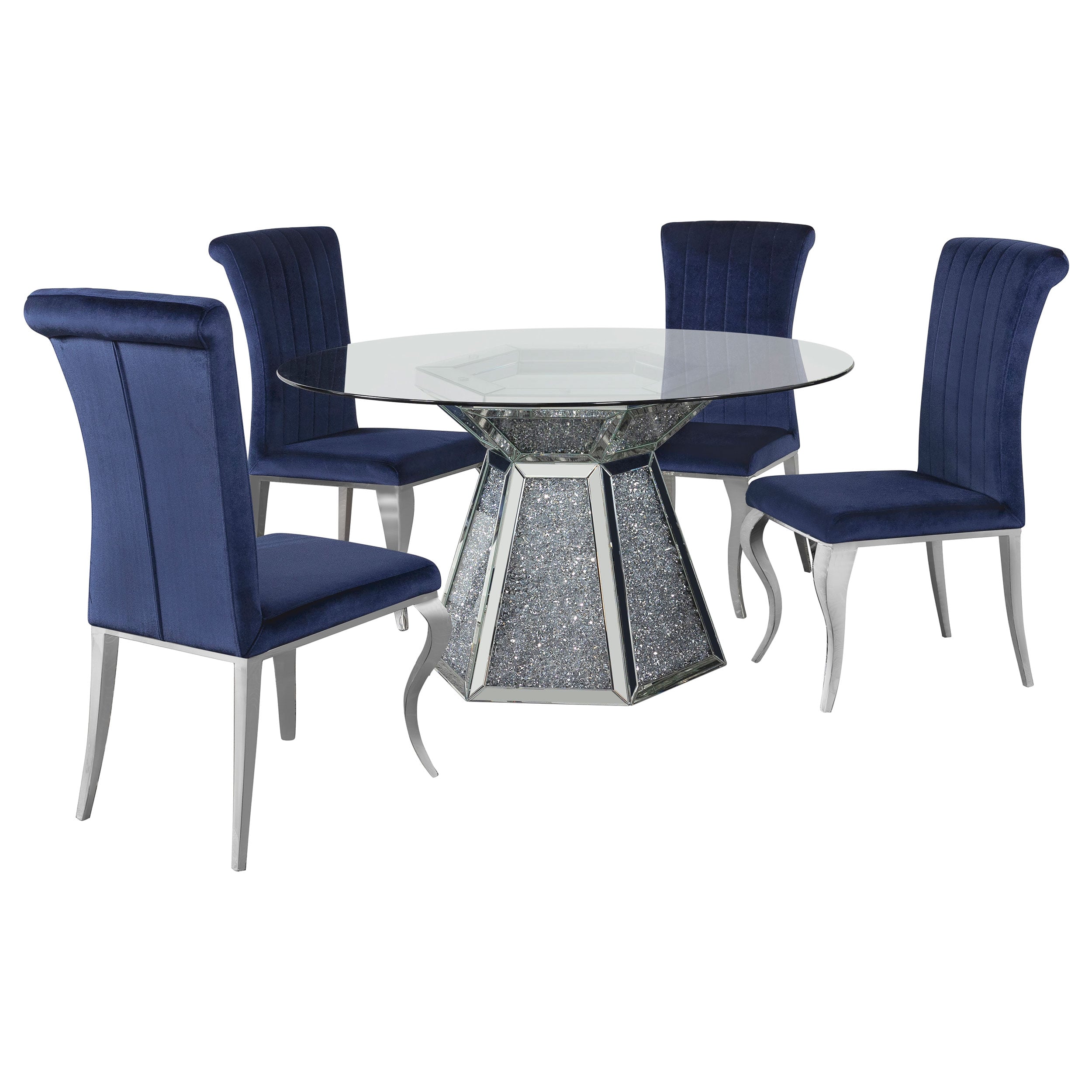 Glass Top Dining Set