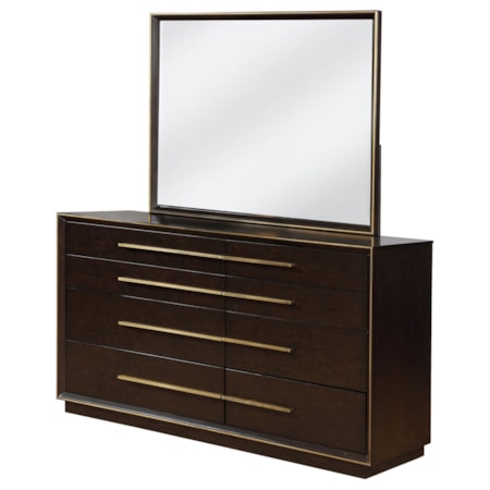 8-drawer Dresser w/ Mirror