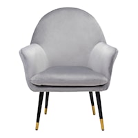 Alexandria Accent Chair Light Gray