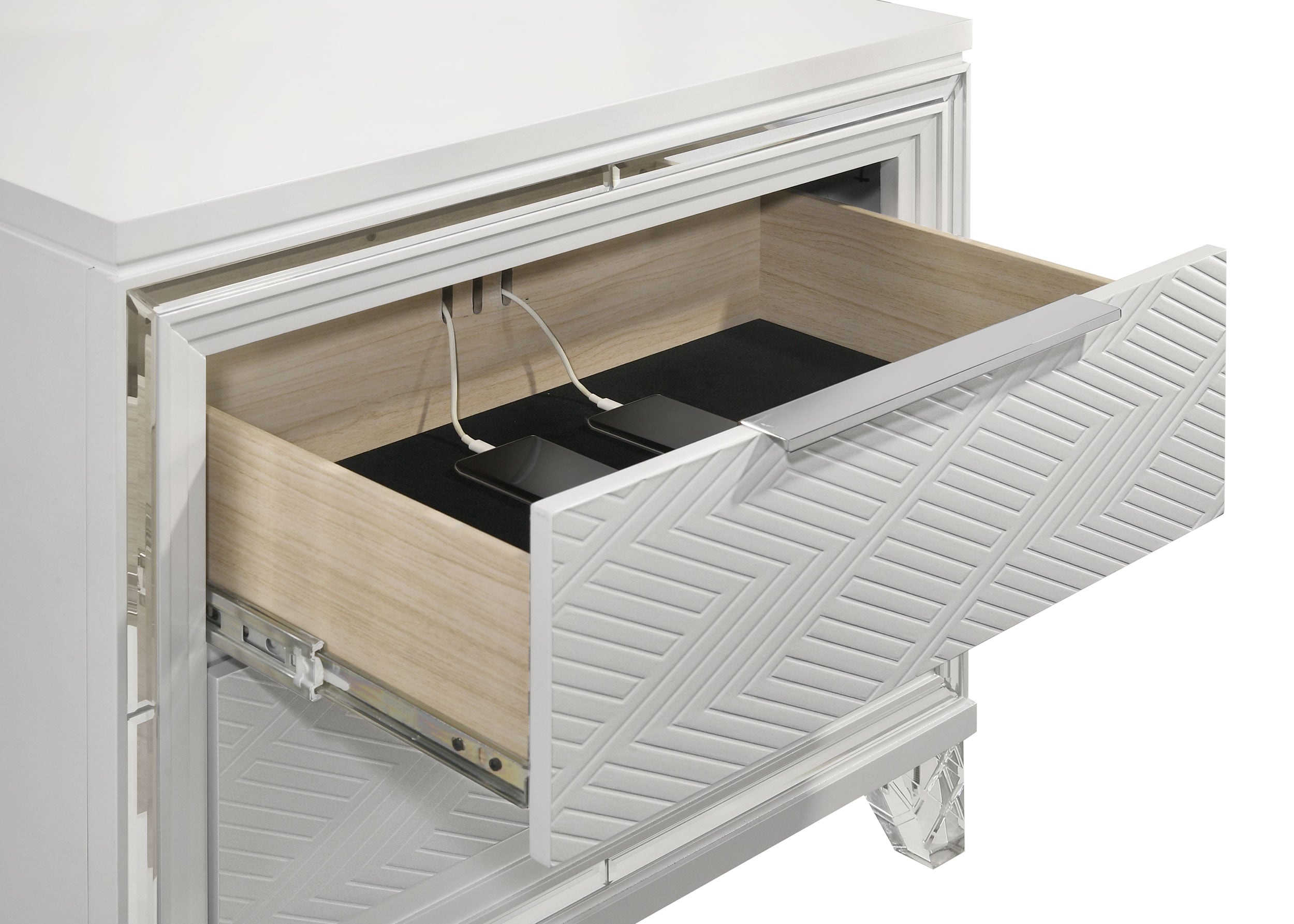 Coaster Marmore Marmore Nightstand