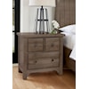 Vaughan Bassett Cool Farmhouse 2-Drawer Nightstand