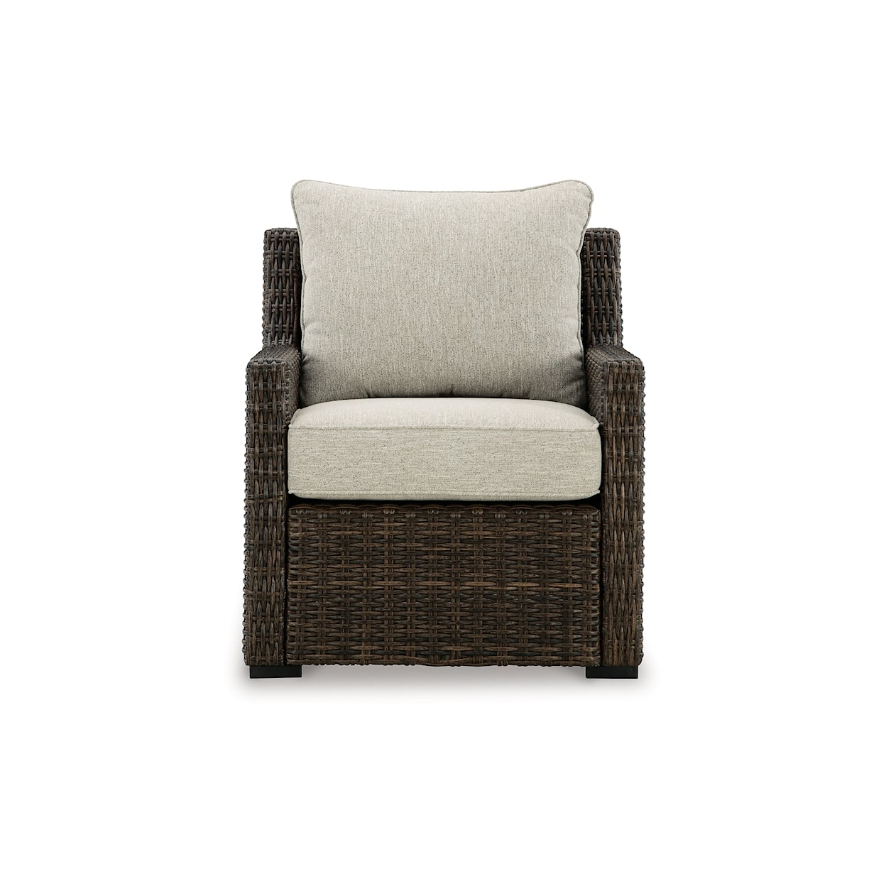 Signature Design by Ashley Brook Ranch Outdoor Lounge Chair w/ Cushion