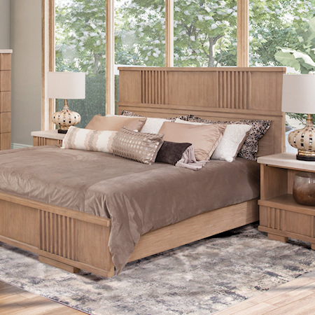 King Panel Bed