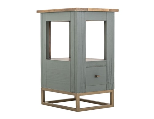 Transitional Chairside Table