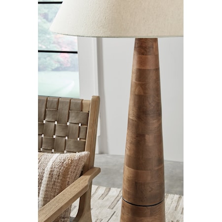 Wood Floor Lamp