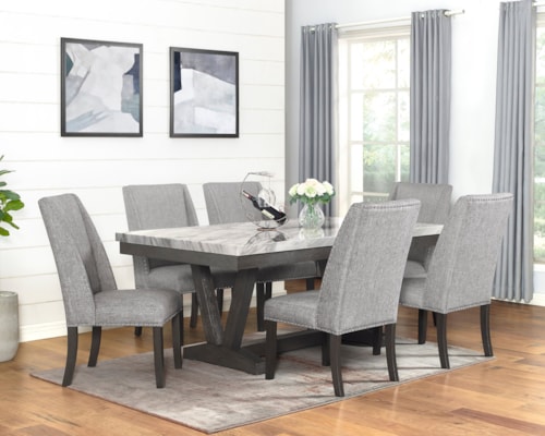 Contemporary 7-Piece Dining Set