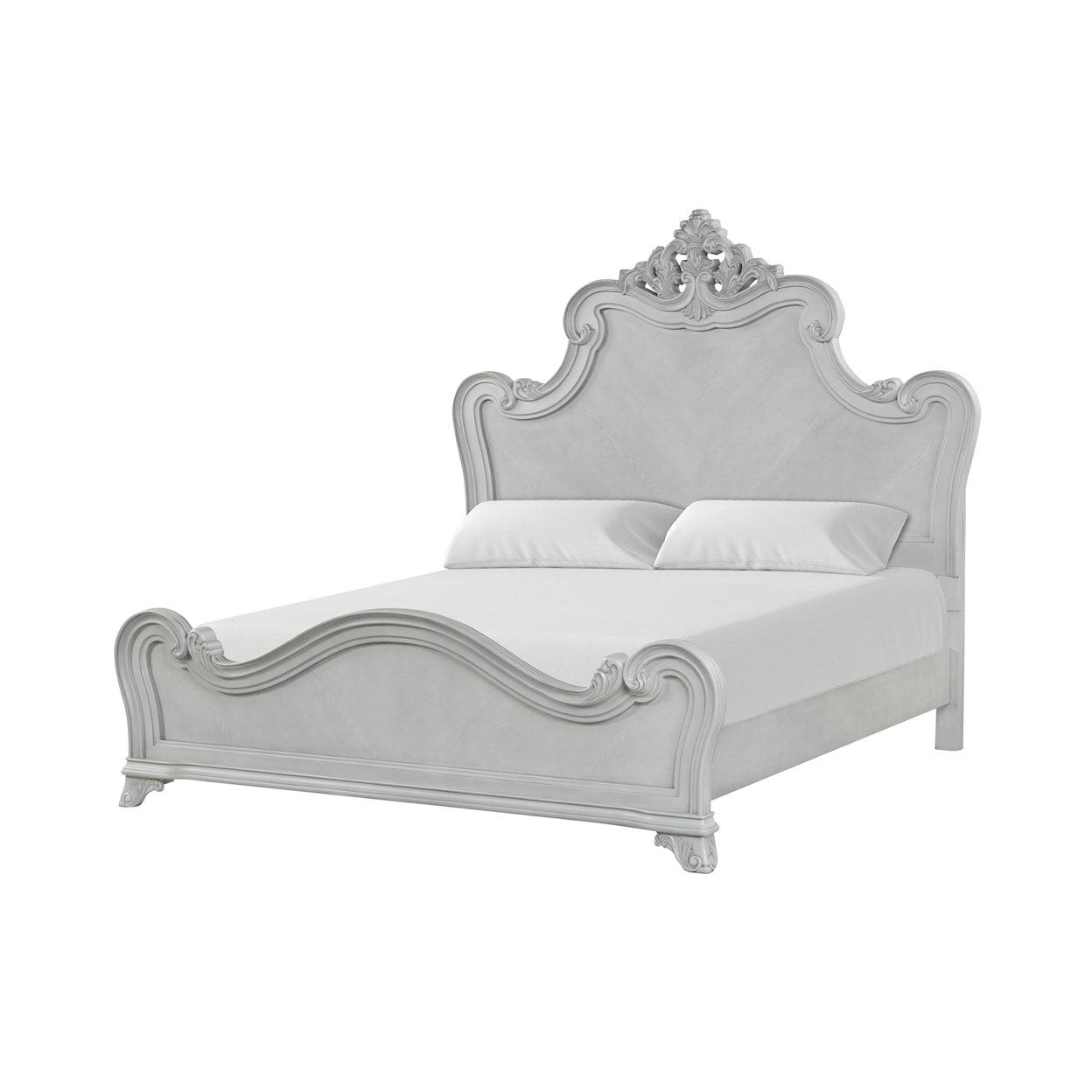 New Classic Cambria Hills 4-Piece King Arched Bedroom Set