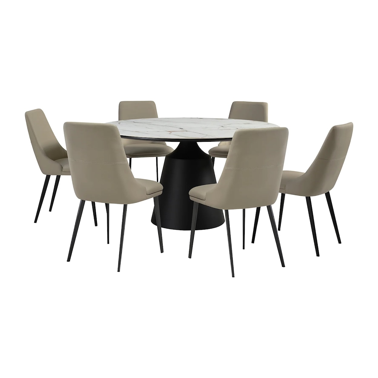 Armen Living Knox / Genesis Dining Set