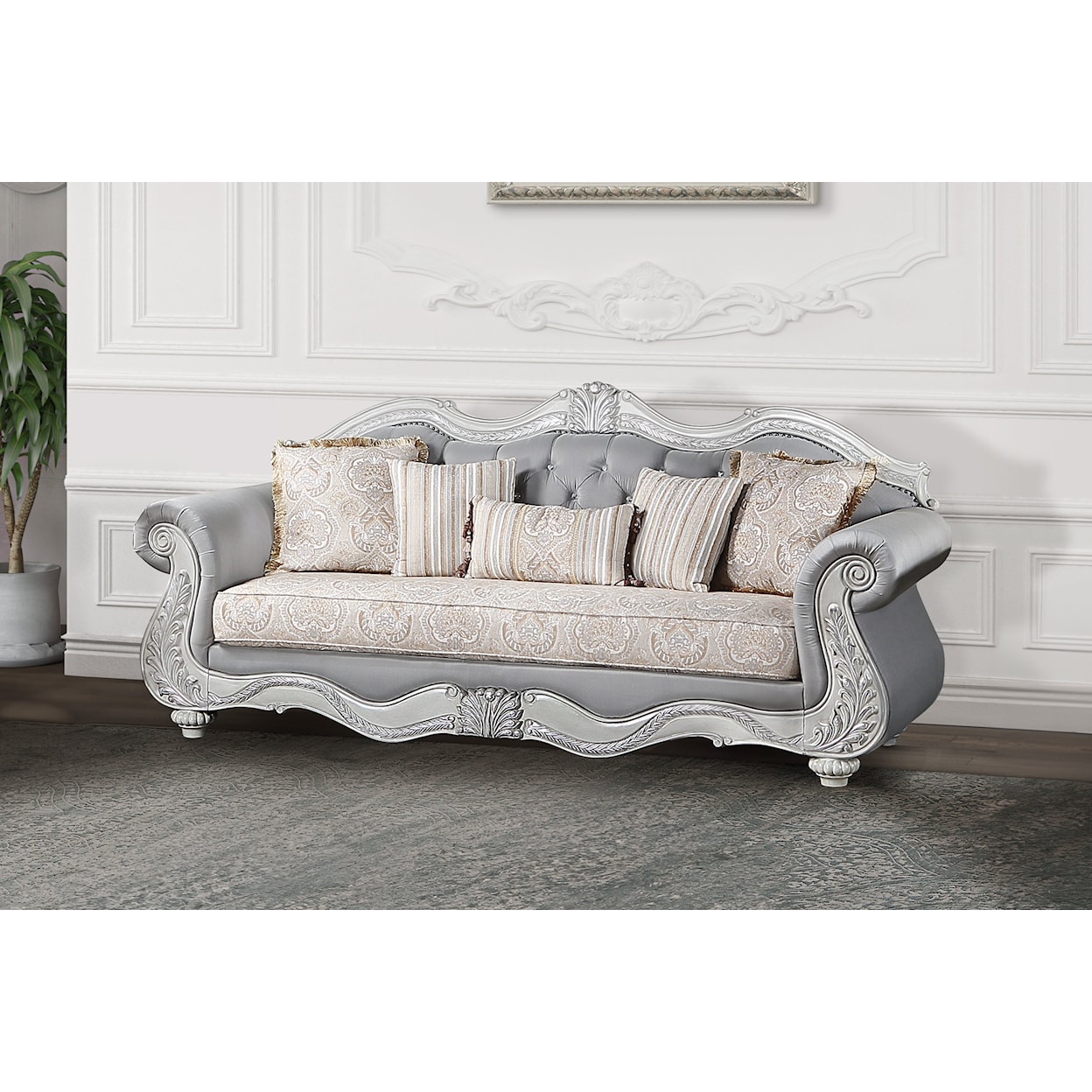 New Classic Furniture Cambria Hills Upholstered Sofa