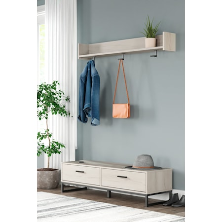 Bench with Coat Rack