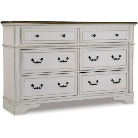 Traditional 6-Drawer Dresser